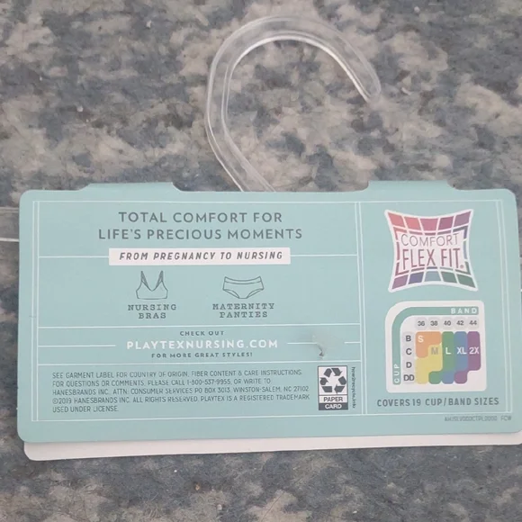 Playtex Pure Comfort Nursing Bra - Cream - Picture 5 of 9